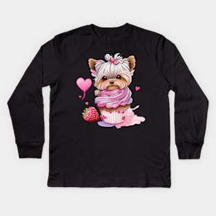 Happy valentines day Kids Long Sleeve T-Shirt